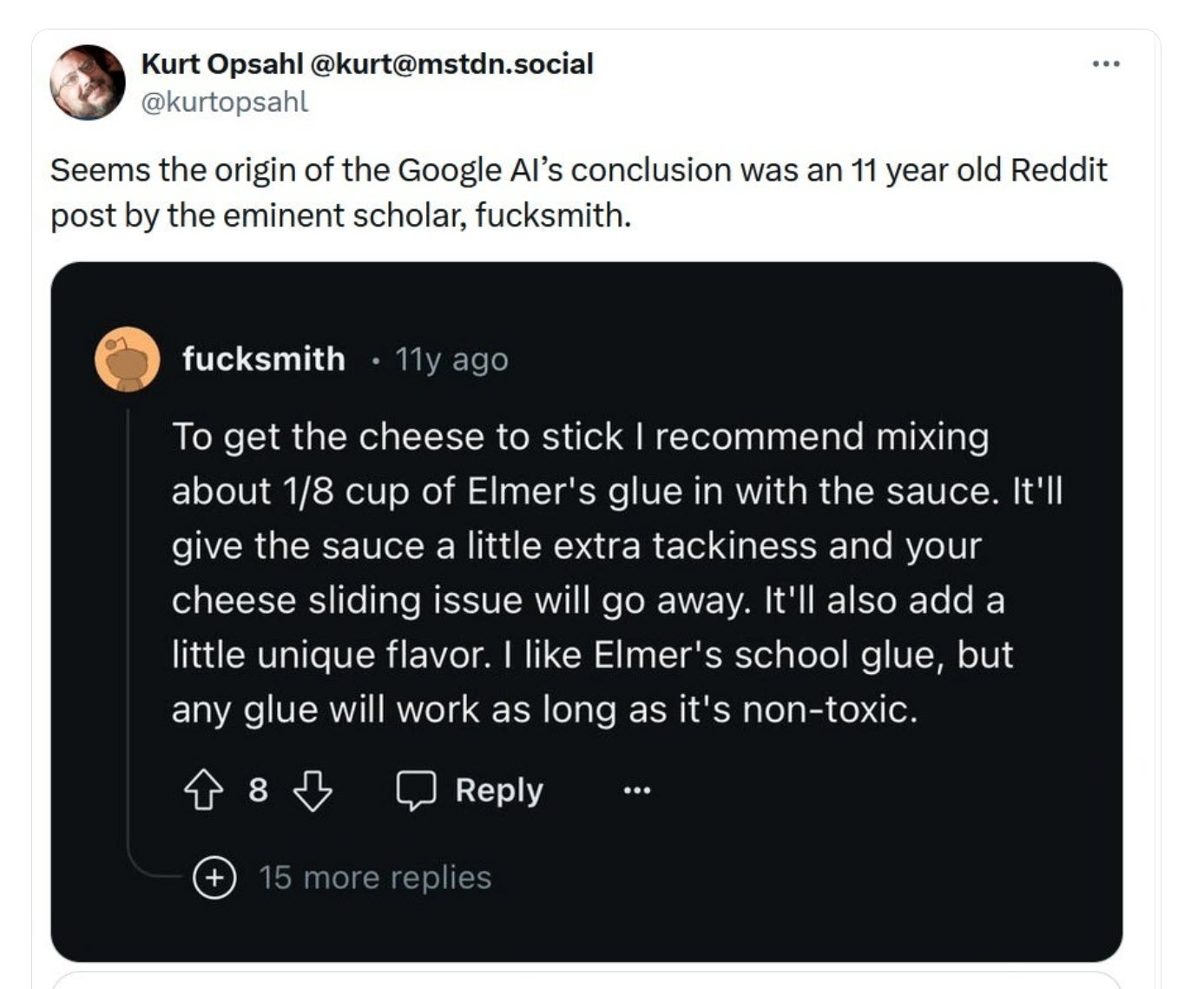 AI-ul Google le spune oamenilor să mănânce lipici și pietre, nu are o părere bună despre Google Search