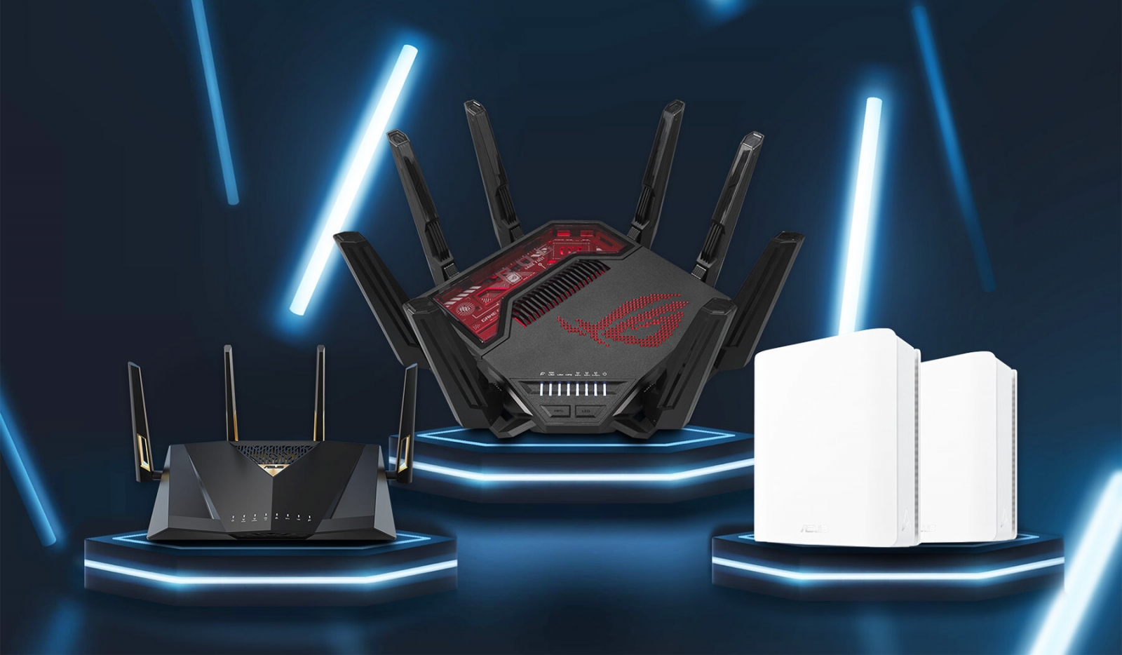 ASUS Republic of Gamers (ROG) a dezvăluit noul router de gaming ROG Rapture GT-BE19000 Tri-Band WiFi 7 la Computex 2024.