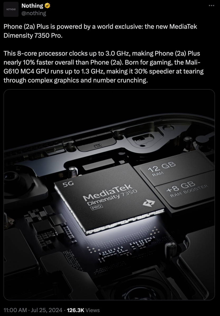 Nothing va lansa în curând telefonul Phone (2a) Plus, o versiune îmbunătățită a modelului Phone (2a), care va fi prezentat pe 31 iulie. Informațiile scurse recent dezvăluie specificațiile acestui dispozitiv, arătând ce face din el un model „Plus”.