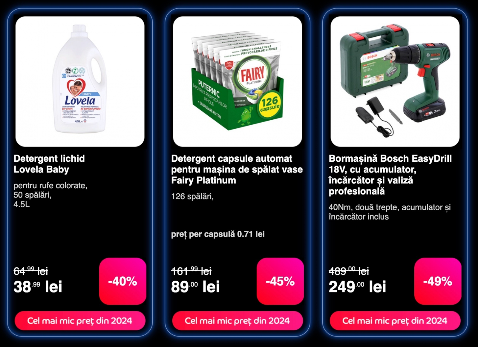 Diverse produse și accesorii pentru casă