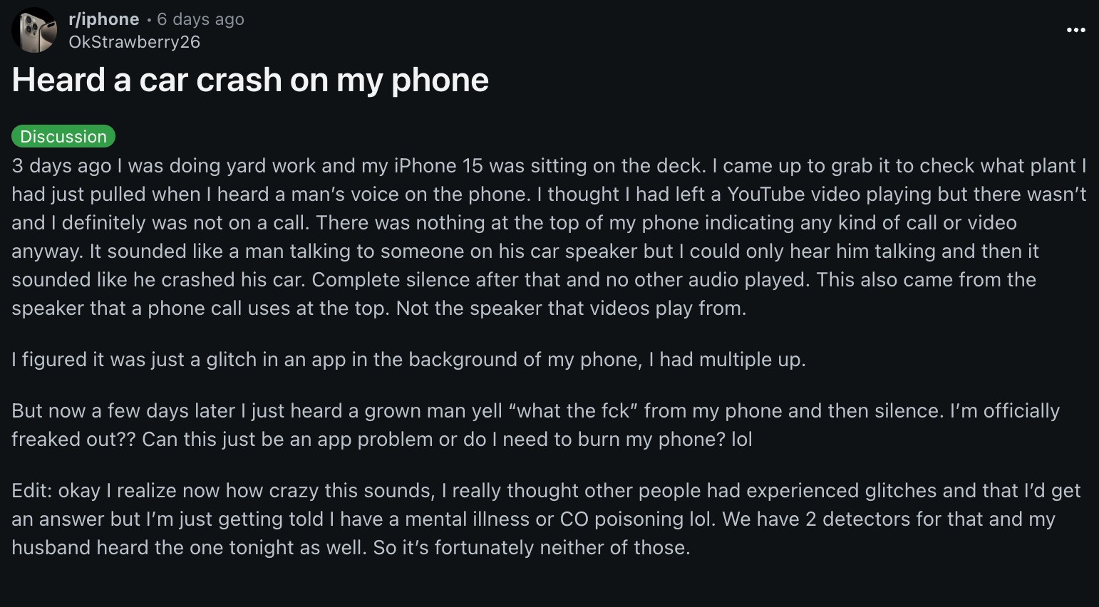 Bug ciudat pe iPhone: utilizatorii aud voci necunoscute; Speculații despre securitate și erori de sistem