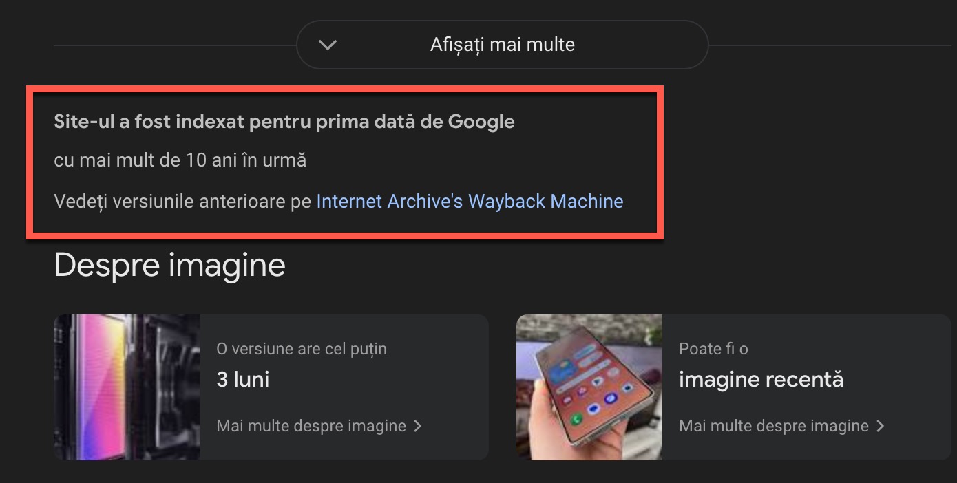 Ai nevoie de o pagină dispărută? Google îți arată versiunile salvate din Internet Archive