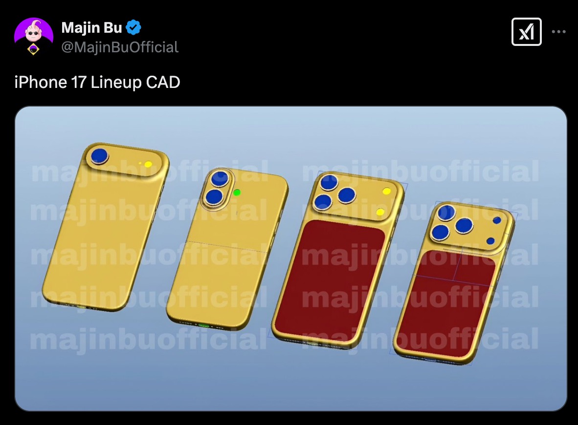 iPhone 17 vine cu aspect complet diferit între modele; Noi randări CAD sugerează o harababură desăvârșită