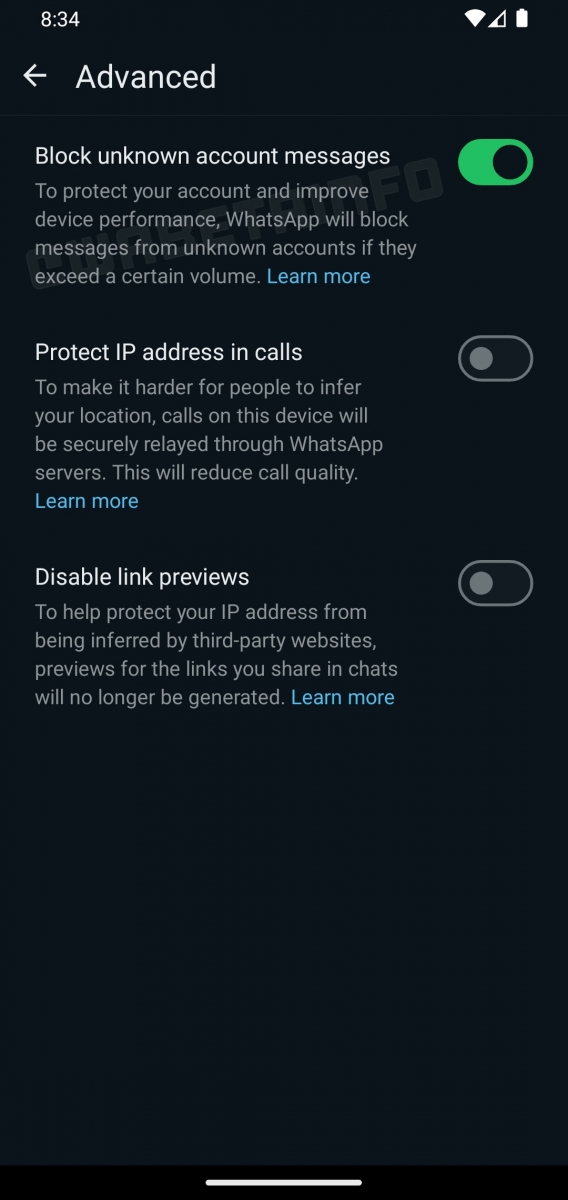 WhatsApp testează o funcție nouă în versiunea beta care va permite blocarea automată a mesajelor de la conturi necunoscute