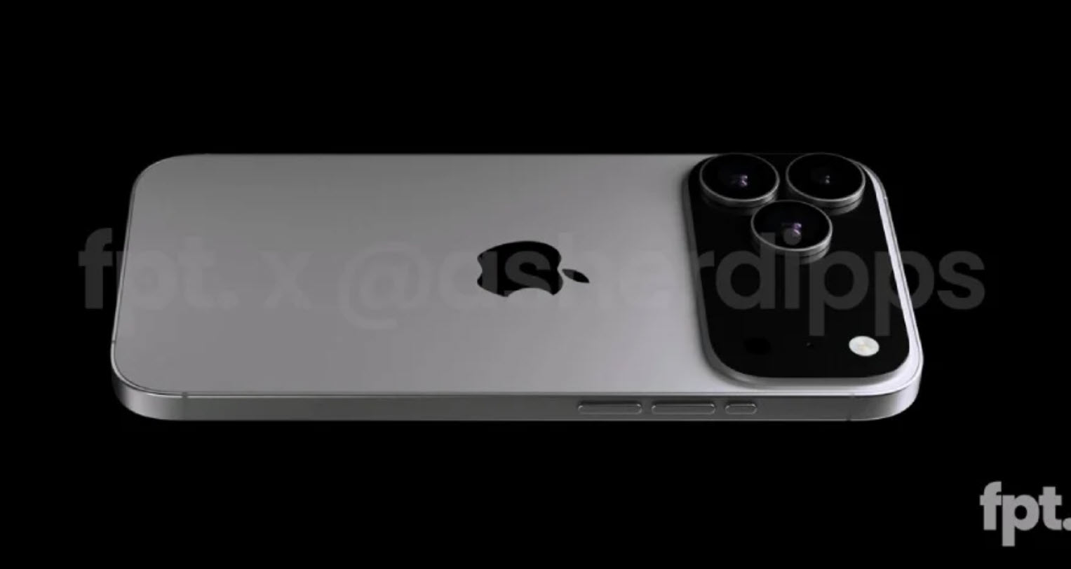 randare CAD al unei carcase pentru iPhone 17 Pro