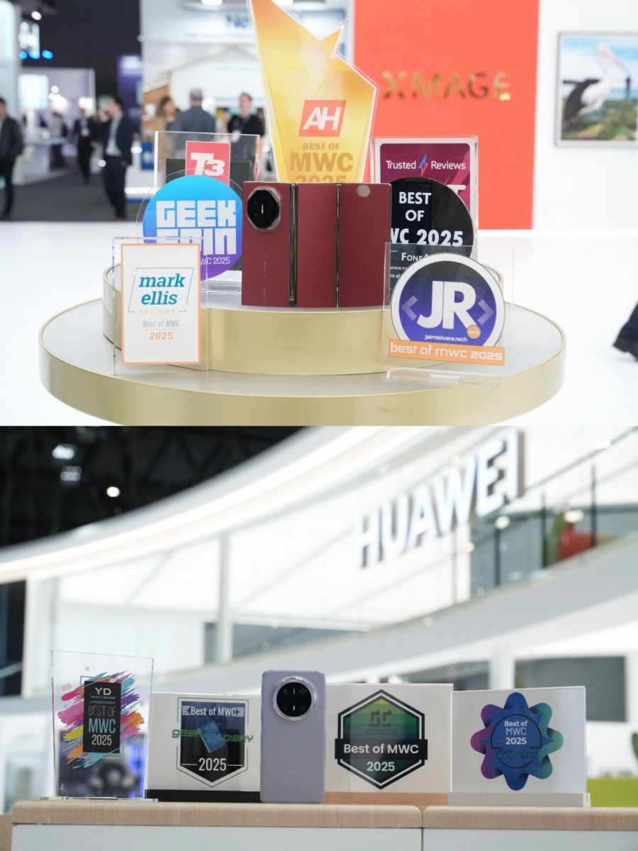 Cel mai avansat model din portofoliul companiei este HUAWEI Mate XT ULTIMATE DESIGN, primul smartphone comercial cu un design triplu pliabil. 
