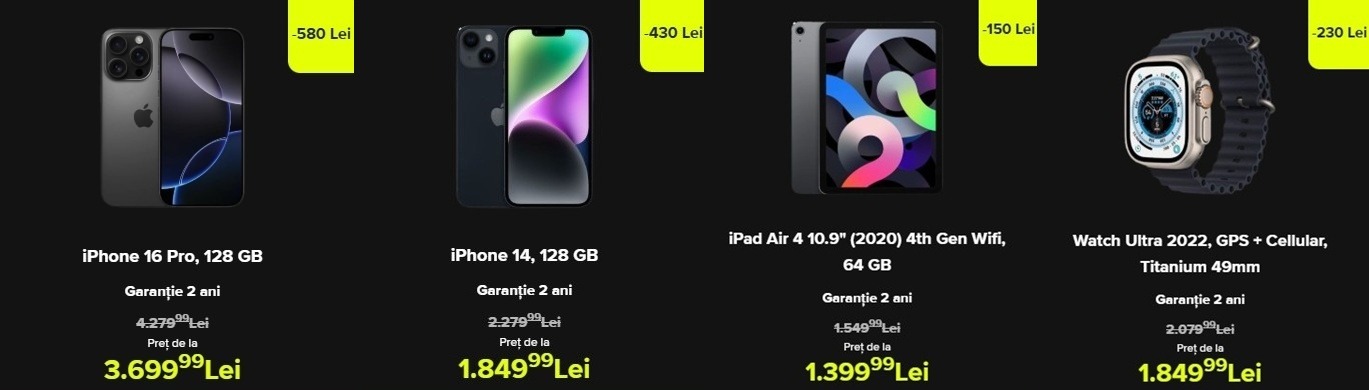 Flip.ro ține Black Friday toată luna noiembrie; Campanie activă în patru țări, cu peste 30.000 de produse recondiționate