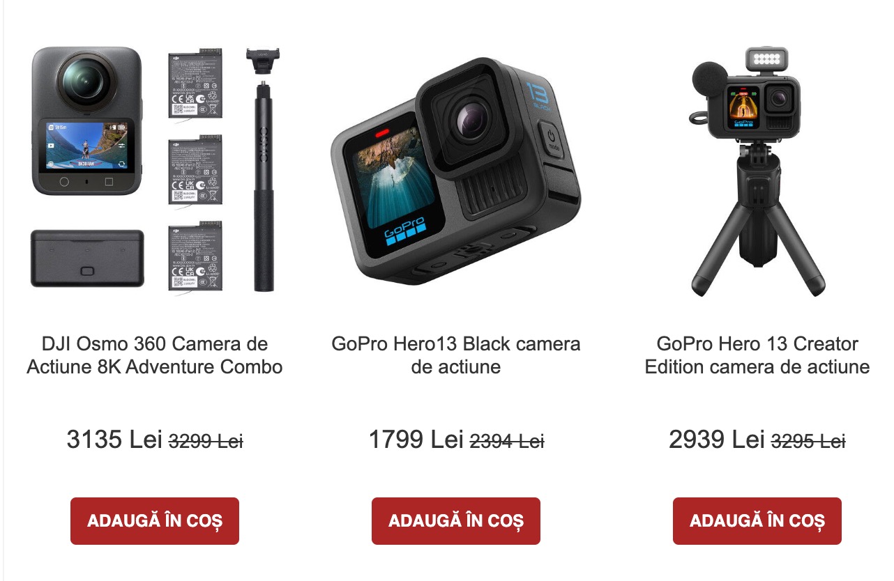 Black Friday continuă pe Photosetup.ro; reduceri masive la Nikon, DJI și Rode