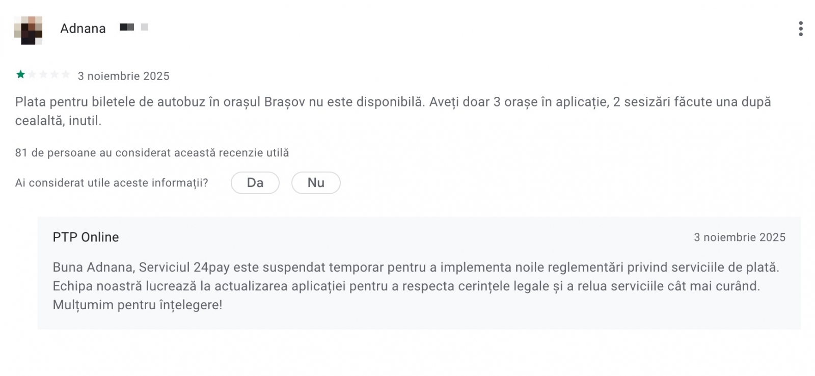 24pay, pauză nedorită în aproape toată țara; Utilizatorii primesc amenzi și glumesc amar pe Reddit