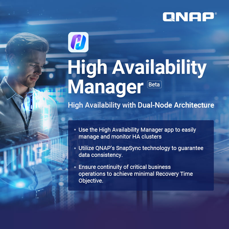 QNAP a lansat oficial o soluție de tip High Availability (HA) bazată pe o arhitectură dual-NAS