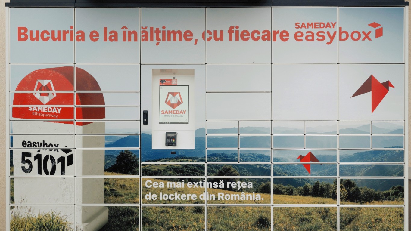 Sameday marchează o etapă semnificativă în dezvoltarea sa logistică și tehnologică, anunțând instalarea easybox-ului cu numărul 5.101 - montat simbolic la Cabana Dichiu