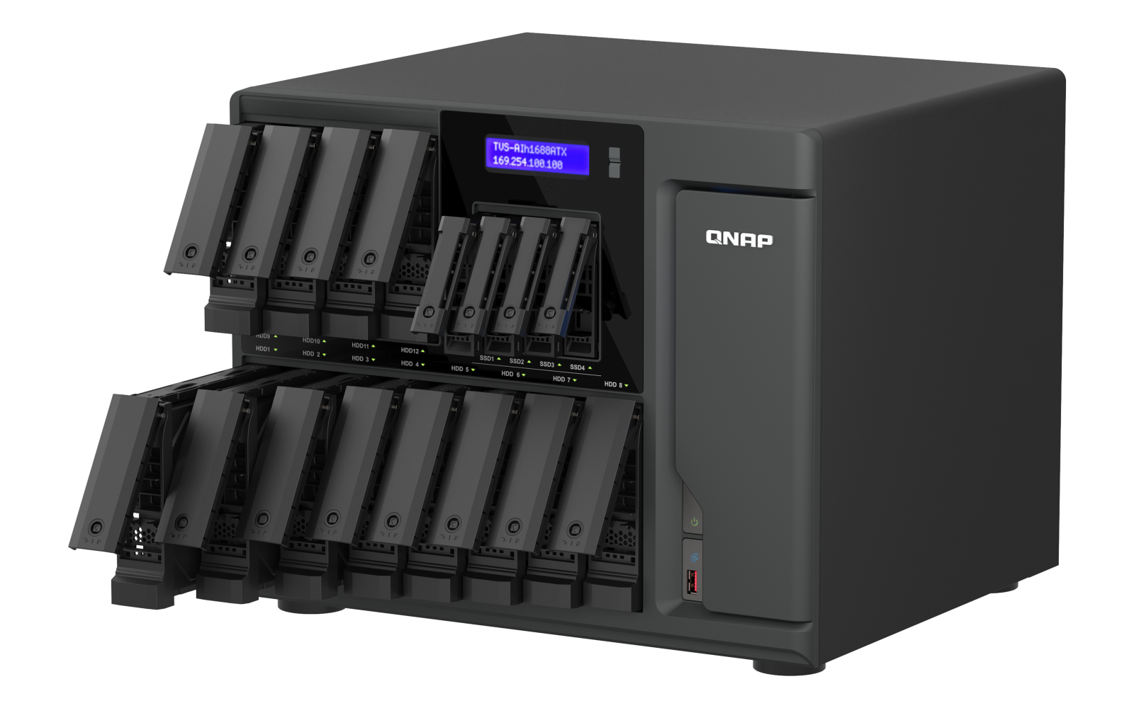 QNAP lansează un NAS pentru firme care vor și stocare serioasă, și AI; modelul TVS-AIh1688ATX e echipat cu Intel Core Ultra