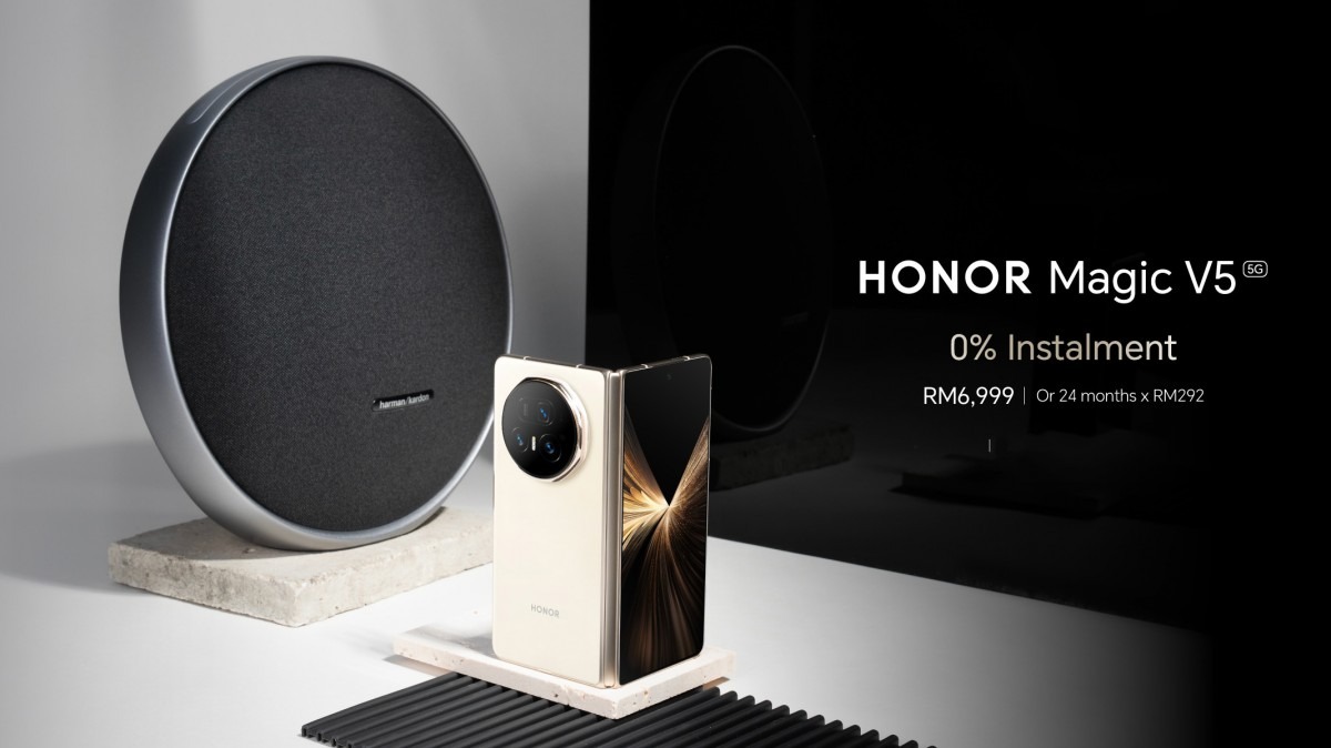 Versiunea internațională Magic V5 păstrează configurația de bază din China, dar vine cu o baterie puțin mai mică - 5.820mAh față de 6.100mAh. 