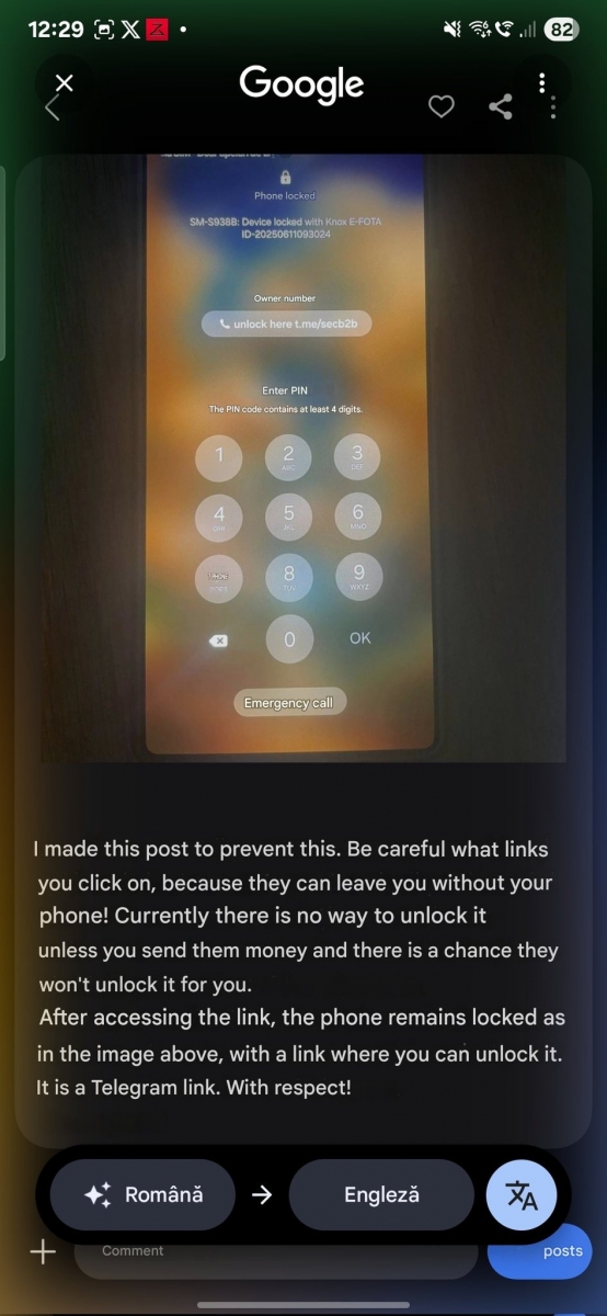 S-a întâmplat și în România, unui utilizator Samsung Members