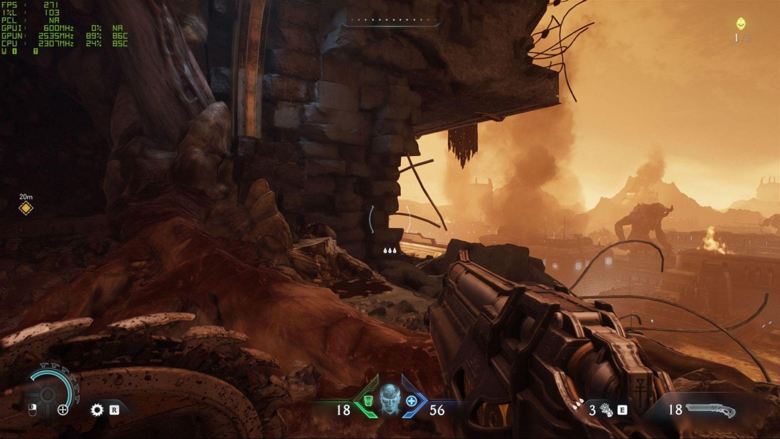 (DLSS Ultra 4X Frame Gen - 271 FPS)