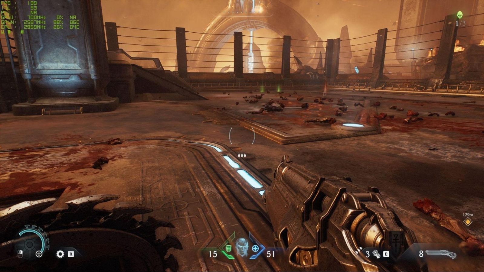 (DLSS Quality 2X Frame Gen: 199 FPS)