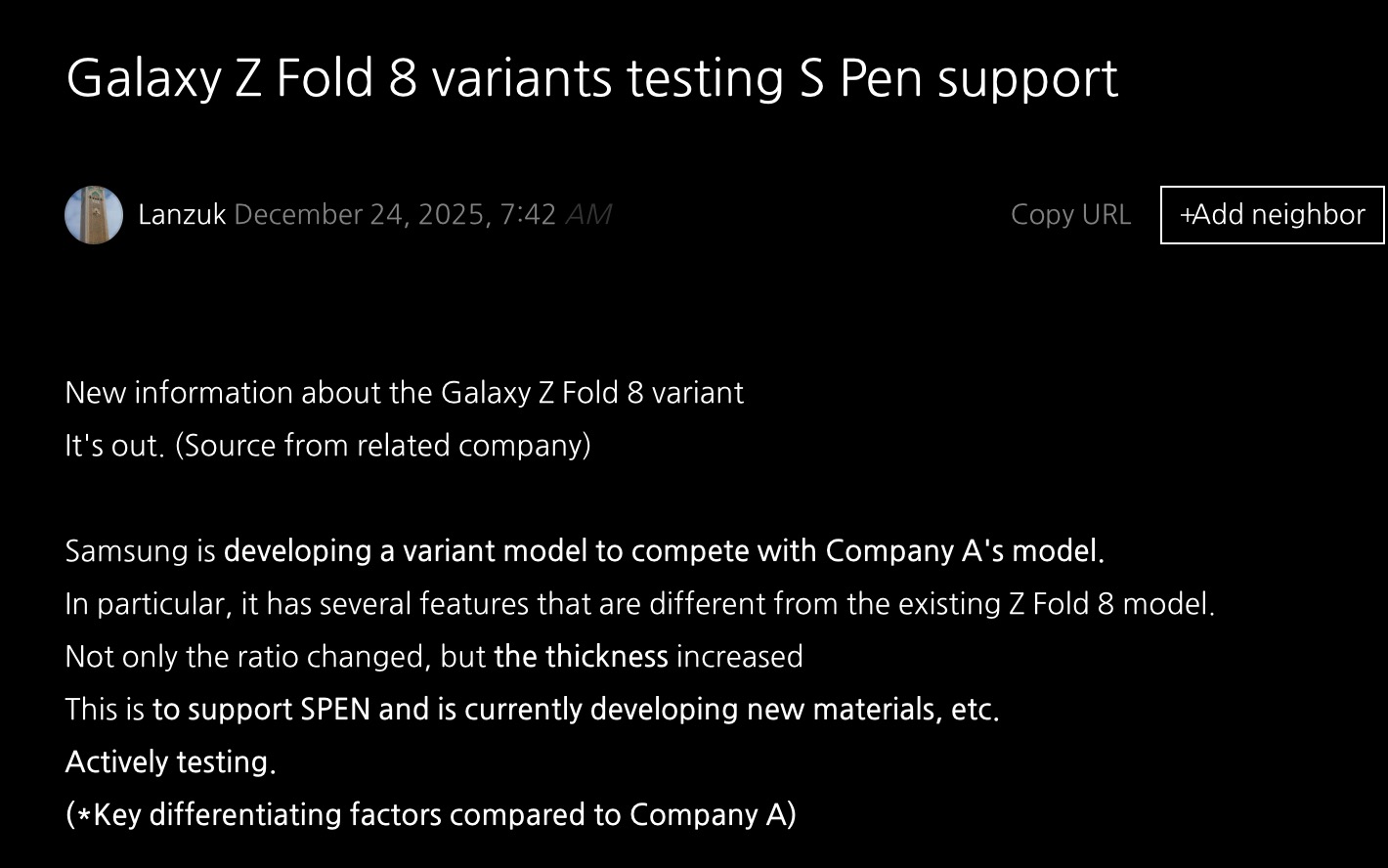 Samsung ia în calcul revenirea S Pen-ului pe pliabile; mișcare gândită pentru a contracara iPhone Fold