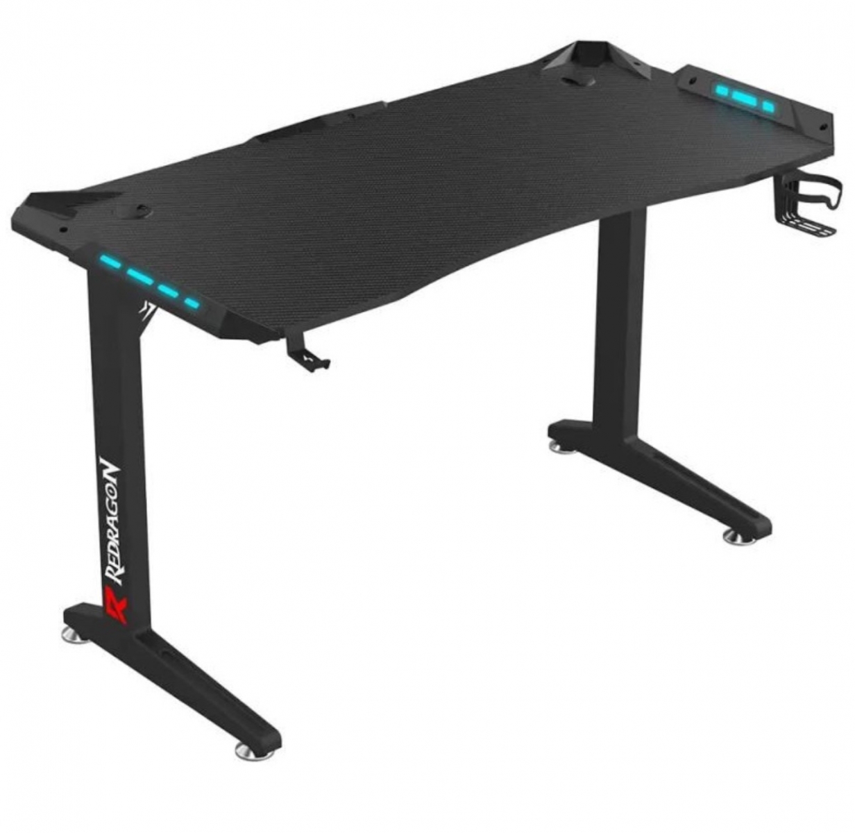 BONUS: Birou Gaming Redragon GD-3101BK RGB Black: 379 lei la PC Garage