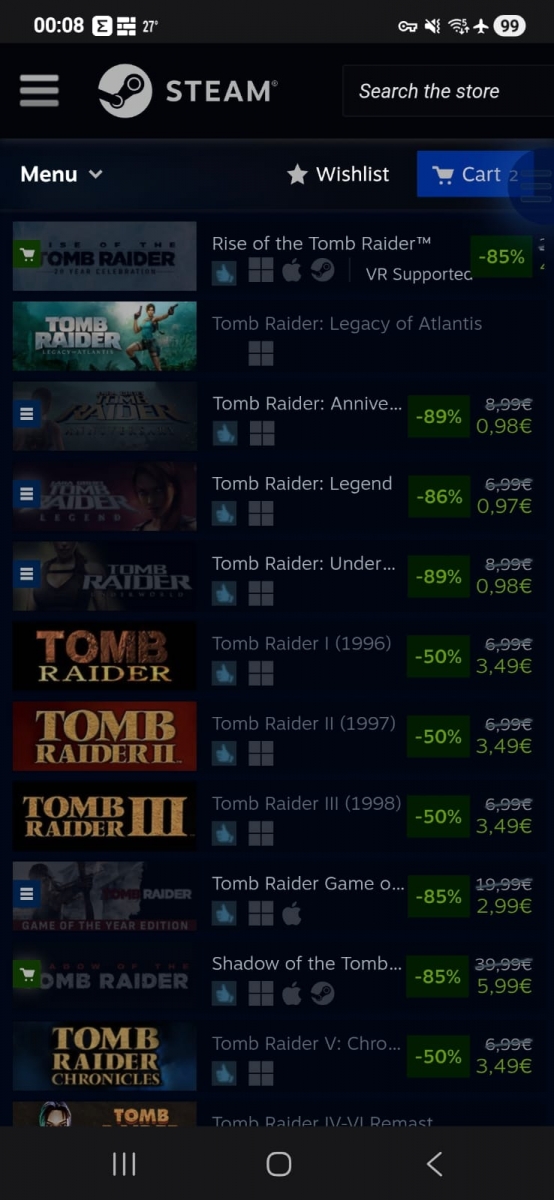 Seria Tomb Raider este la reducere pe Steam; Unele jocuri au ajuns să coste sub 1 euro