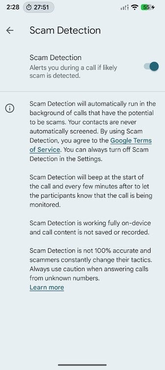 Scam Detection pregătește un upgrade important: Google vrea să protejeze și apelurile inițiate de utilizator
