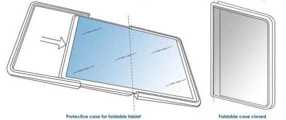 Brevet husa telefon pliabil