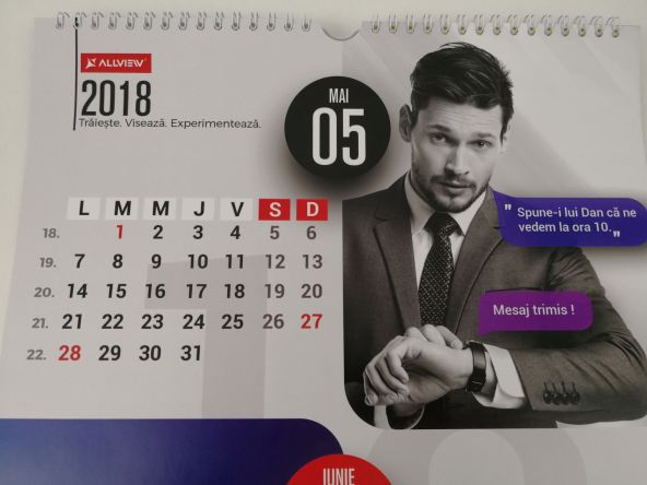 Calendar Allview Mai 2018