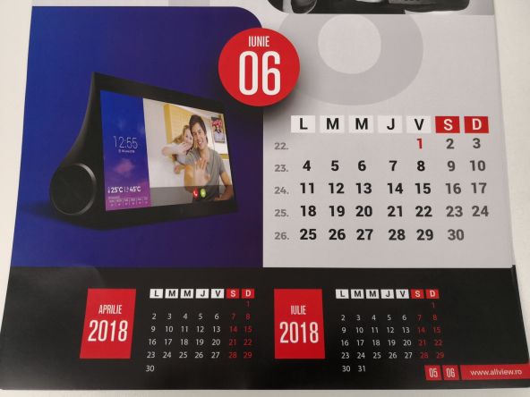 Calendar Allview Iunie 2018