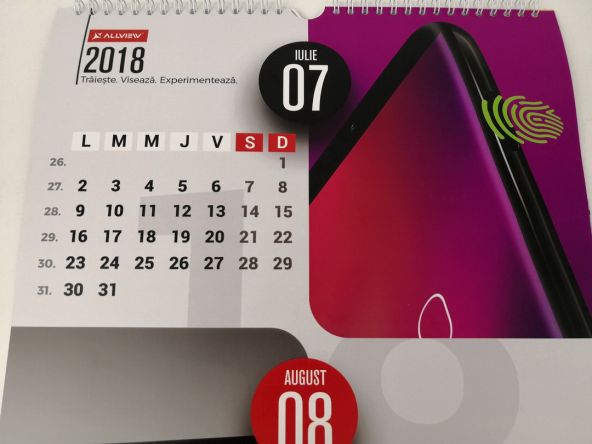 Calendar Allview Iulie 2018