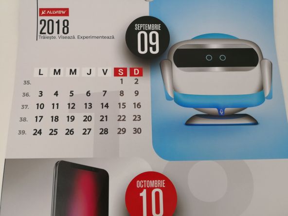 Calendar Allview Septembrie 2018