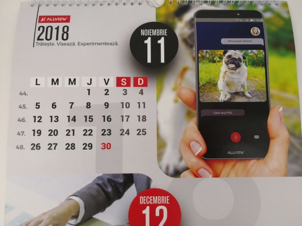 Calendar Allview Noiembrie 2018