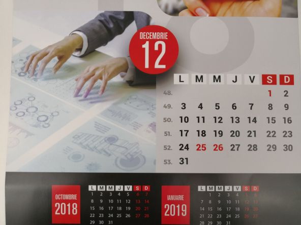 Calendar Allview Decembrie 2018