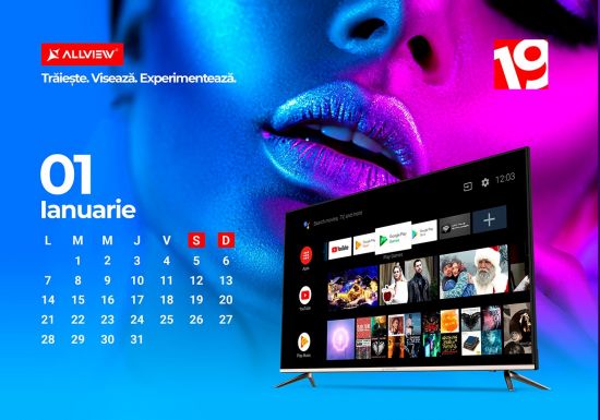 Calendar lansari Allview 2019