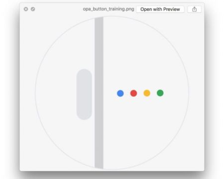 Buton Google Assistant