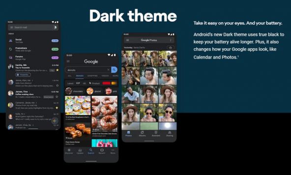 Android 10 Dark Mode