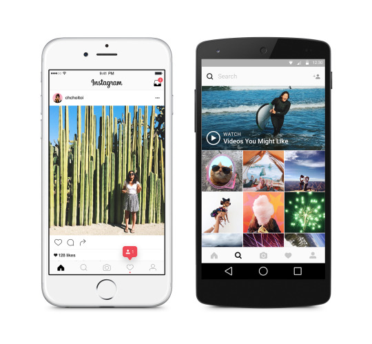 Noul Instagram pe iOS si Android