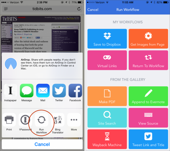 Apple cumpăra Workflow, aplicaţie de productivitate care devine gratuită cu această ocazie