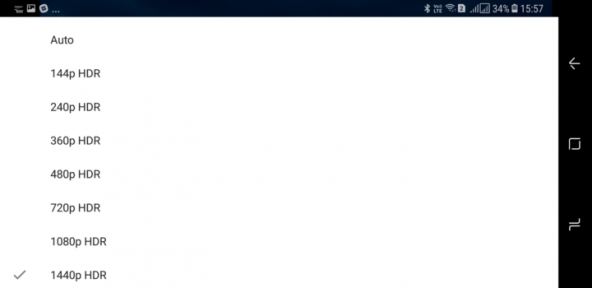 Youtube HDR