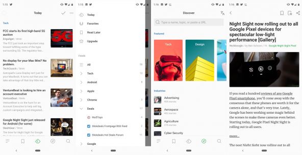 Aplicaţia Feedly de pe Android primeşte o nouă interfaţa; Iată ce e nou in beta