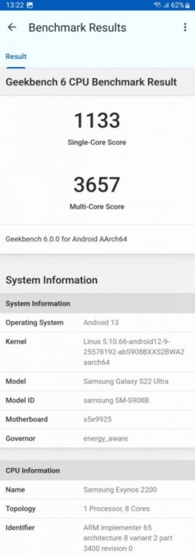 GeekBench 6