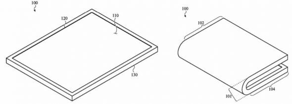 Brevet iPhone pliabil