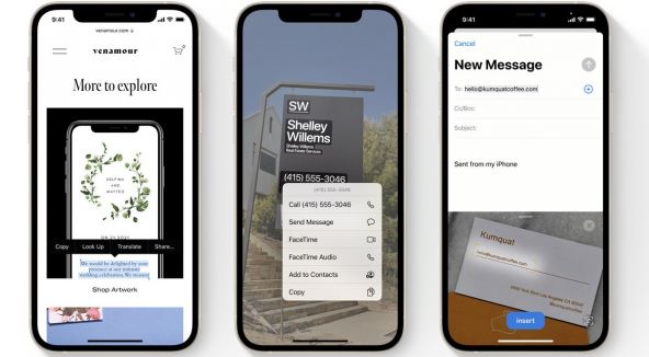 iOS 15 Live Text
