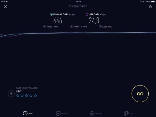 Speedtest Apple iPad 9.7 (2018)