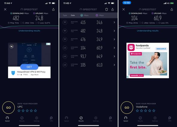 Speedtest Ookla Apple iPhone XS Max
