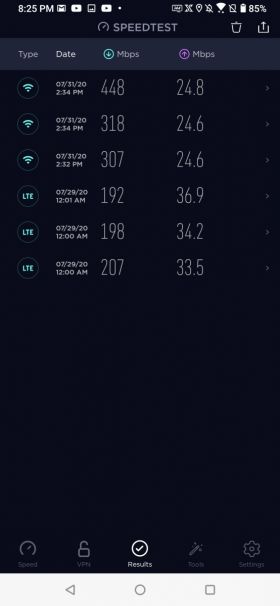 Speedtest ASUS ROG Phone 3