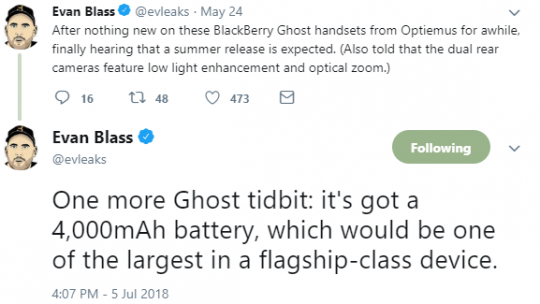 BlackbBerry Ghost