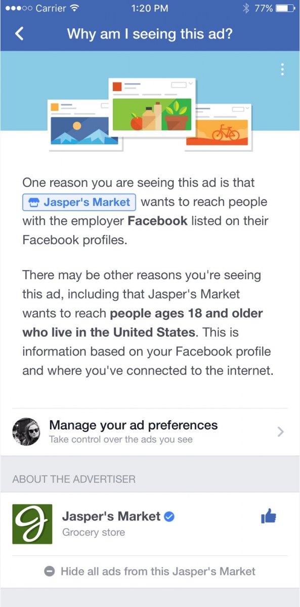 Facebook - Reclame