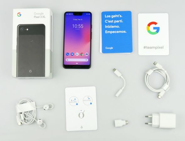 Google Pixel 3 XL, continutul cutiei