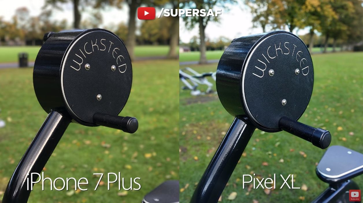 Mostra foto Google Pixel XL - iPhone 7 Plus