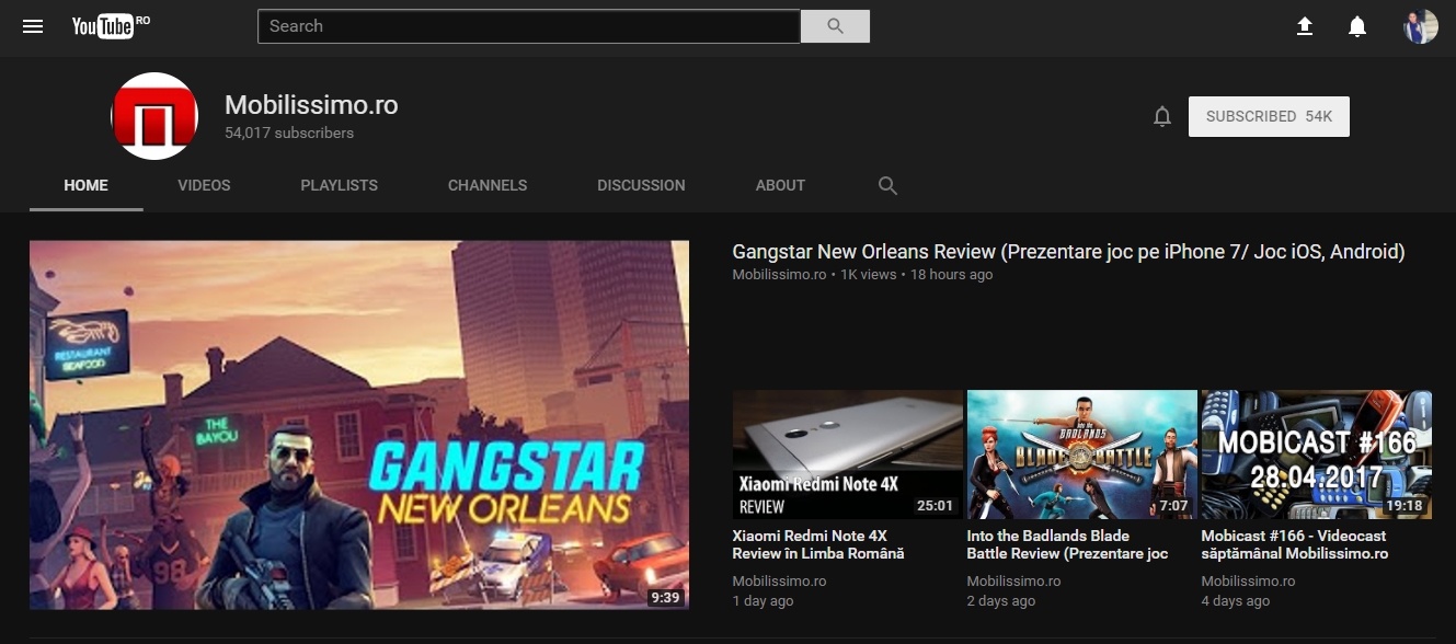 Youtube Dark theme
