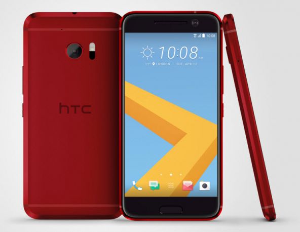 HTC 10 de culoare rosie